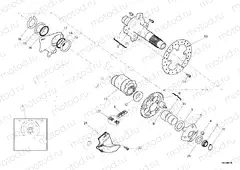 REAR WHEEL SPINDLE » REAR WHEEL