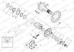 REAR WHEEL SPINDLE » REAR WHEEL