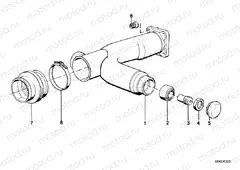 Rear wheel swinging arm
