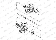 REAR WHEEL - W98BC50A (4944994499c004) | REAR WHEEL - W98BC50A (4944994499c004)