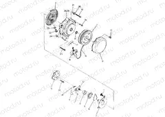 RECOIL STARTER ASSEMBLY 250 4x4 / W928127 (4922872287D005) | RECOIL STARTER ASSEMBLY 250 4x4 / W928127 (4922872287D005)