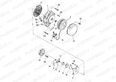 RECOIL STARTER ASSEMBLY 350 2X4 / W927539 (4922882288038A) | RECOIL STARTER ASSEMBLY 350 2X4 / W927539 (4922882288038A)