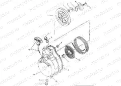 RECOIL STARTER Magnum 4x4 W968144 and Swedish Magnum 4x4 S968144 (4936053605D004) | RECOIL STARTER Magnum 4x4 W968144 and Swedish Magnum 4x4 S968144 (4936053605D004)