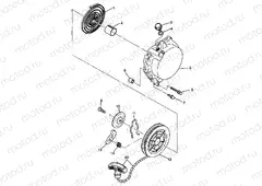 RECOIL STARTER Sport 400L W98BA38C (4947234723D002) | RECOIL STARTER Sport 400L W98BA38C (4947234723D002)