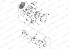 RECOIL STARTER Trail Boss W968527 (4935883588C011) | RECOIL STARTER Trail Boss W968527 (4935883588C011)