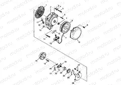 RECOIL STARTER Trail Boss W98AA25C (4945314531C011) | RECOIL STARTER Trail Boss W98AA25C (4945314531C011)