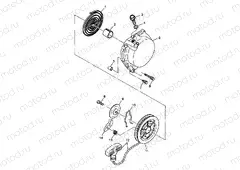 RECOIL STARTER XPLORER 300 W98CC28C (4945264526D004) | RECOIL STARTER XPLORER 300 W98CC28C (4945264526D004)