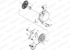 RECOIL STARTER XPLORER 400L W97CC38C (4939753975D004) | RECOIL STARTER XPLORER 400L W97CC38C (4939753975D004)