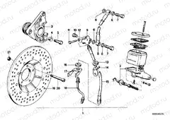 Retrofit kit, double disc brake