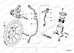 Retrofit kit, double disc brake