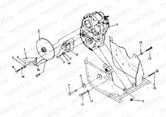 RH GEARCASE / BRAKE MOUNTING 350 2X4 / W927539 (4922882288029A) | RH GEARCASE / BRAKE MOUNTING 350 2X4 / W927539 (4922882288029A)