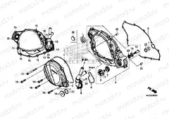 RIGHT CRANKCASE COVER / WATER PUMP