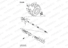 RIGHT REAR WHEEL (MODEL K8/K9/L0)