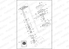 ROCKER ARM ASSEMBLY AND PUSHRODS