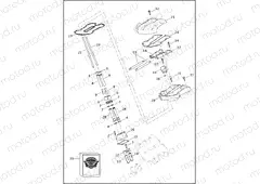 ROCKER ARM ASSEMBLY AND PUSHRODS