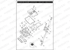 ROCKER ARM ASSEMBLY & PUSH RODS - 883L/N/R, 1200C/CP/L/N/X