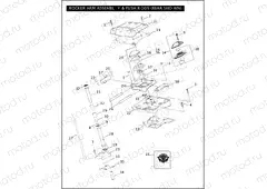 ROCKER ARM ASSEMBLY & PUSH RODS - TWIN CAM 88⢠(1 OF 2)