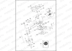 ROCKER ARM ASSEMBLY & PUSH RODS - Twin Cam 88Bâ¢