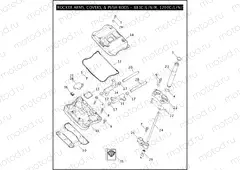 ROCKER ARMS, COVERS, & PUSH RODS - 883C/L/N/R, 1200C/L/N/X