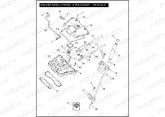 ROCKER ARMS, COVERS, & PUSH RODS - XR1200/X