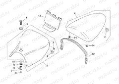Saddle unit
