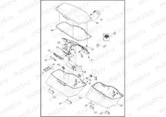 SADDLEBAGS - EXCEPT FLHRC (1 OF 4)