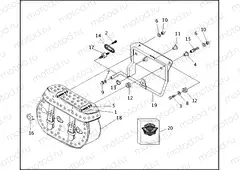 SADDLEBAGS - FLSTC