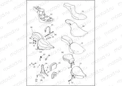 SEATS & SISSY BARS