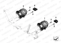 Sequential siren system, electronic