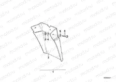 Set mud flaps, rear