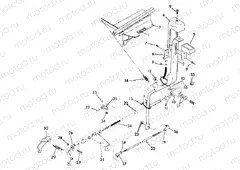 SHIFT LINKAGE ASSEMBLY Norwegian 350 4X4 (4922912291039A) | SHIFT LINKAGE ASSEMBLY Norwegian 350 4X4 (4922912291039A)
