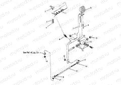 SHIFT LINKAGE ASSEMBLY Trail Blazer W947221 (4926832683B014) | SHIFT LINKAGE ASSEMBLY Trail Blazer W947221 (4926832683B014)