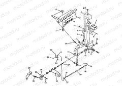 SHIFT LINKAGE ASSEMBLY UPDATED 2-91 6X6 (4919811981016A) | SHIFT LINKAGE ASSEMBLY UPDATED 2-91 6X6 (4919811981016A)