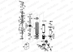 SHOCK ABSORBER DISASSEMBLED