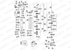 SHOCK ABSORBER DISASSEMBLED