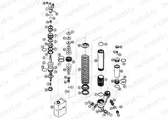 SHOCK ABSORBER DISASSEMBLED
