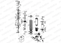 SHOCK ABSORBER DISASSEMBLED