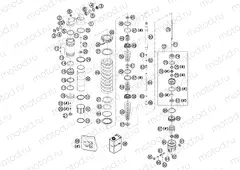 SHOCK ABSORBER DISASSEMBLED