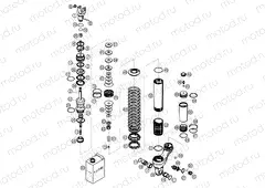 SHOCK ABSORBER DISASSEMBLED