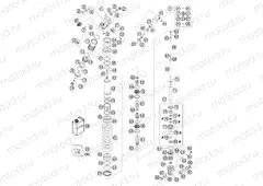 SHOCK ABSORBER DISASSEMBLED