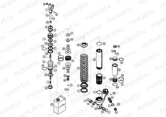SHOCK ABSORBER DISASSEMBLED