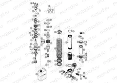 SHOCK ABSORBER DISASSEMBLED