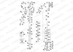 SHOCK ABSORBER DISASSEMBLED