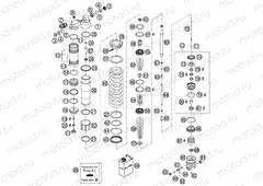 SHOCK ABSORBER DISASSEMBLED