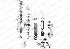 SHOCK ABSORBER DISASSEMBLED