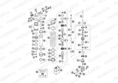 SHOCK ABSORBER DISASSEMBLED