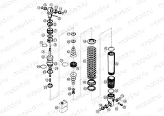 SHOCK ABSORBER DISASSEMBLED