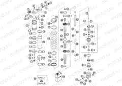 SHOCK ABSORBER DISASSEMBLED
