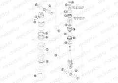 SHOCK ABSORBER DISASSEMBLED