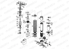 SHOCK ABSORBER DISASSEMBLED